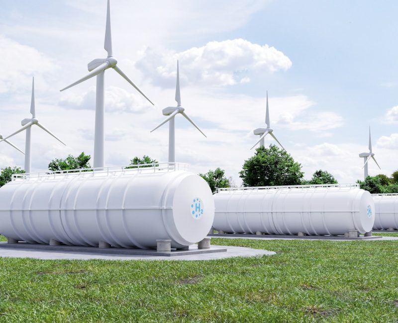 Hydrogen storage with wind turbines,Hydrogen renewable energy production.